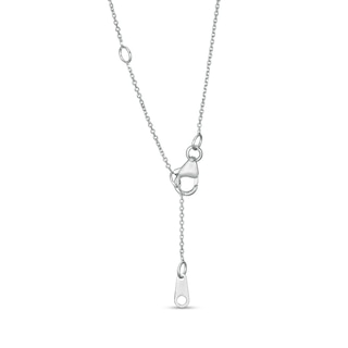 Trouvaille Collection CT. T.W. DeBeers®-Graded Diamond Frame Pendant in 14K White Gold (F/I1