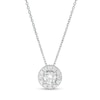 Thumbnail Image 0 of Trouvaille Collection 0.50 CT. T.W. DeBeers®-Graded Diamond Frame Pendant in 14K White Gold (F/I1)