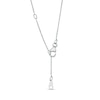 Thumbnail Image 2 of Trouvaille Collection 0.75 CT. T.W. DeBeers®-Graded Diamond Frame Pendant in 14K White Gold (F/I1)