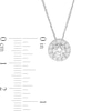 Thumbnail Image 3 of Trouvaille Collection 0.75 CT. T.W. DeBeers®-Graded Diamond Frame Pendant in 14K White Gold (F/I1)