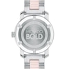 Ladies' Movado Bold® Crystal Accent Pink Ceramic and Silver-Tone Watch (Model: 3600702)