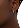 Thumbnail Image 1 of 0.50 CT. T.W. Diamond Five Stone Drop Earrings in 10K White Gold