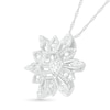 Thumbnail Image 1 of Unstoppable Love™ 0.085 CT. T.W. Diamond Vintage-Style Snowflake Pendant in Sterling Silver