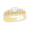 0.58 CT. T.W. Diamond Scatter Bridal Set in 10K Gold