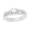 0.45 CT. T.W. Diamond Scatter Bridal Set in 10K White Gold