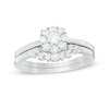 Thumbnail Image 0 of 0.45 CT. T.W. Composite Diamond Bridal Set in 10K White Gold