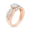 Thumbnail Image 2 of 0.69 CT. T.W. Composite Diamond Bridal Set in 10K Rose Gold