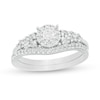 0.45 CT. T.W. Diamond Frame Bridal Set in 10K White Gold