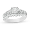 Thumbnail Image 0 of 0.45 CT. T.W. Diamond Frame Bridal Set in 10K White Gold