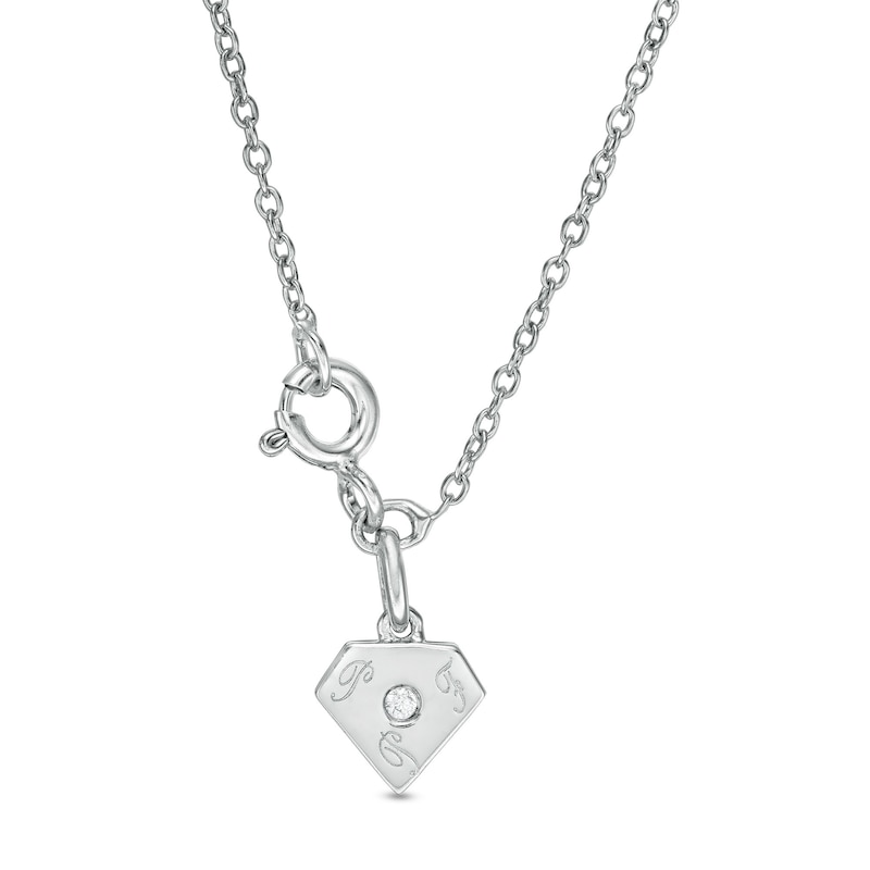 0.75 CT. T.W. Diamond Past Present Future®Frame Pendant in 10K White Gold|Peoples Jewellers