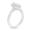 Thumbnail Image 2 of 0.95 CT. T.W. Marquise Diamond Frame Engagement Ring in 14K White Gold