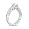 Thumbnail Image 2 of 1.20 CT. T.W. Oval and Princess-Cut Diamond Engagement Ring in 14K White Gold