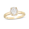 Thumbnail Image 1 of 0.95 CT. T.W. Oval Diamond Solitaire Engagement Ring in 14K Gold