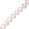 Thumbnail Image 0 of 8.5-9.5mm Dyed Pink Freshwater Cultured Pearl Strand Bracelet with Sterling Silver Clasp-7.5"