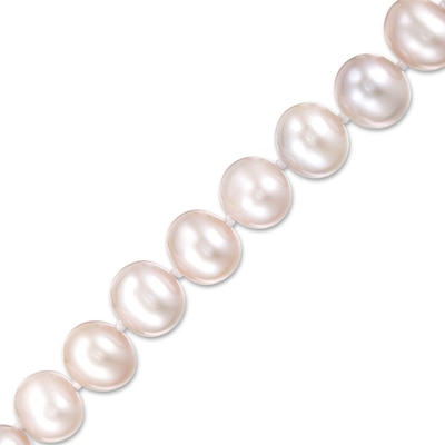 8.5-9.5mm Dyed Freshwater Cultured Pearl Strand Bracelet with Sterling Silver Clasp-7.5