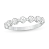 Thumbnail Image 0 of 0.45 CT. T.W. Diamond Vintage-Style Anniversary Band in 14K White Gold