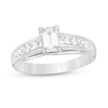 Thumbnail Image 0 of 1.20 CT. T.W. Emerald-Cut and Princess-Cut Diamond Engagement Ring in 14K White Gold