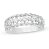 0.37 CT. T.W. Diamond Rope Edge Anniversary Band in 10K Gold