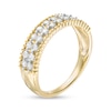 Thumbnail Image 3 of 0.45 CT. T.W. Diamond Double Row Beaded Edge Anniversary Band in 10K Gold