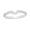 Thumbnail Image 0 of Trouvaille Collection 0.25 CT. T.W. Diamond Coordinating Contour Wedding Band in 18K White Gold