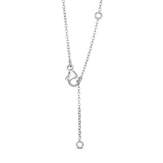 Marilyn Monroe™ Collection 0.18 CT. Solitaire Necklace in 10K White Gold