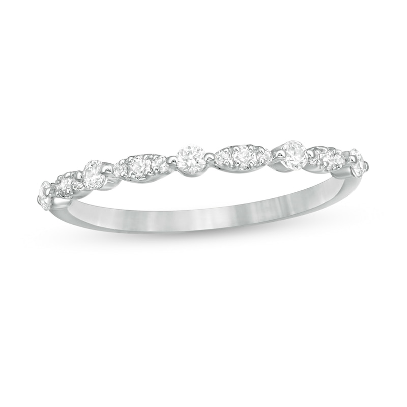 0.25 CT. T.W. Diamond Alternating Band in 10K Gold|Peoples Jewellers