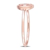 0.05 CT. T.W. Diamond Clover Ring in 10K Rose Gold