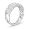 Thumbnail Image 3 of 1.00 CT. T.W. Diamond Triple Row Anniversary Band in 14K White Gold