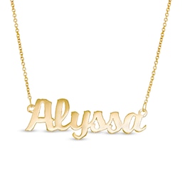 Script Name Necklace (1 Line)