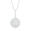 Thumbnail Image 0 of 0.29 CT. T.W. Composite Diamond Frame Drop Pendant in 10K White Gold
