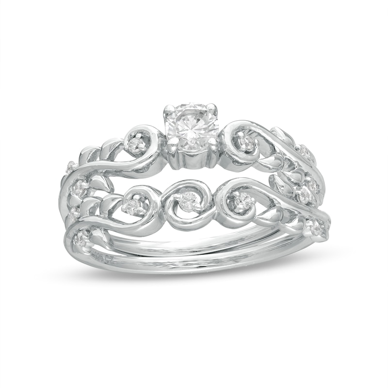 0.29 CT. T.W. Diamond Vine Bridal Set in 10K Gold|Peoples Jewellers