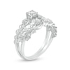 Thumbnail Image 2 of 0.29 CT. T.W. Diamond Vine Bridal Set in 10K White Gold