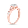 Thumbnail Image 3 of 0.29 CT. T.W. Diamond Butterfly-Sides Vintage-Style Engagement Ring in 10K Rose Gold