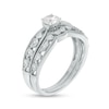 Thumbnail Image 3 of 0.37 CT. T.W. Diamond Vintage-Style Filigree Bridal Set in 10K White Gold