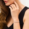 Thumbnail Image 1 of Diamond Accent Triple Infinity Bolo Bracelet in Sterling Silver - 9.5"