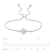 Thumbnail Image 2 of 0.09 CT. T.W. Diamond North Star Bolo Bracelet in Sterling Silver - 9.5"