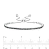 Thumbnail Image 2 of 0.45 CT. T.W. Black Diamond Bolo Bracelet in Sterling Silver - 9.5"