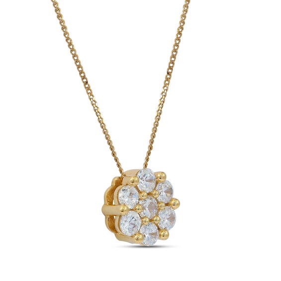 0.45 CT. T.W. Composite Diamond Flower Pendant in 10K Gold