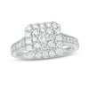 0.69 CT. T.W. Composite Diamond Cushion Frame Ring in 10K Gold