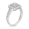 0.69 CT. T.W. Composite Diamond Cushion Frame Ring in 10K Gold