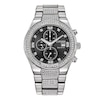 Men's Citizen Eco-Drive® Crystal Accent Chronograph Watch with Black Dial (Model: CA0750-53E)