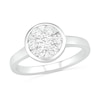 0.45 CT. T.W. Composite Diamond Circle Ring in 10K White Gold