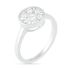 0.45 CT. T.W. Composite Diamond Circle Ring in 10K White Gold