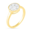 0.45 CT. T.W. Composite Diamond Circle Ring in 10K Gold