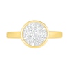 0.45 CT. T.W. Composite Diamond Circle Ring in 10K Gold