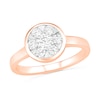 0.45 CT. T.W. Composite Diamond Circle Ring in 10K Rose Gold