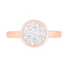 0.45 CT. T.W. Composite Diamond Circle Ring in 10K Rose Gold