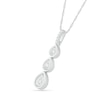 Thumbnail Image 1 of Diamond Accent Triple Teardrop Pendant in Sterling Silver