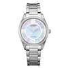Thumbnail Image 0 of Ladies' Citizen Eco-Drive® Fiore Diamond Accent Watch with Mother-of-Pearl Dial (Model: EM0880-54D)