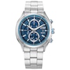 Thumbnail Image 0 of Men's Citizen Eco-Drive® Drive Chronograph Watch with Textured Dark Blue Dial (Model: CA0430-54M)